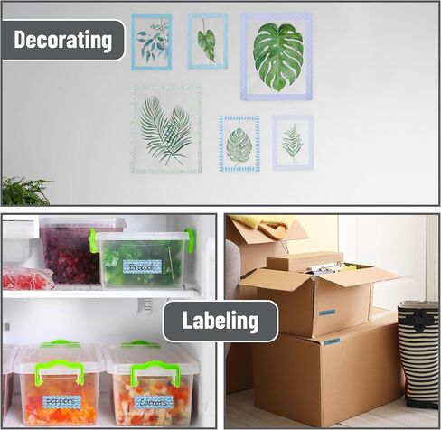 Mr. Pen- Washi Tape Set ، 8 Rolls ، Geo Labyrinth ، شريط زخرفي ، أشرطة Washi ، شريط سجل القصاصات ، شريط قصاصات Washi للتنسيق ، الشريط الحرفي ، الشريط الغسلي ، والغسالة ، شريط Washi لطيف in Saudi Arabia