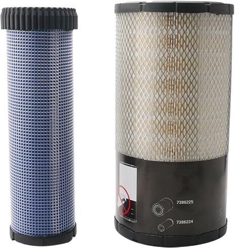 7386224 7386225 Air Filter Kit Compatible with Bobcat Loader T62 T64 T66 T76 S62 S64 S66 S76 Replacement SA160154 SA160155 in Saudi Arabia