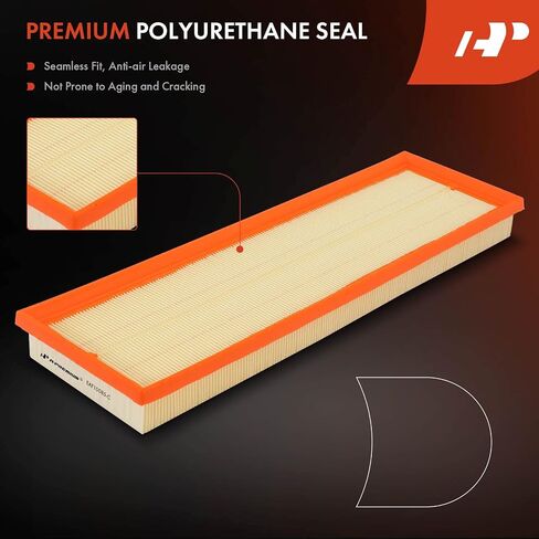A-Premium 2-PC Filter Air Filter متوافق مع Volkswagen Beetle ، Golf ، Jetta ، Passat ، Rabbit ، 2005-2015 ، L5 2.5L ، لوحة مرنة ، استبدل# 07K129620 in Saudi Arabia