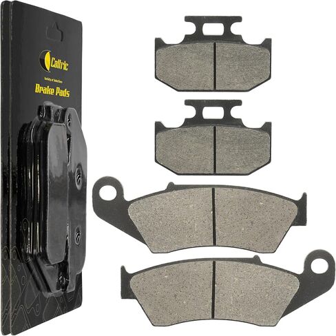 Caltric Front Rear Brake Pads Compatible with Kawasaki Kdx220 Kdx-220 Kdx220R 1997-2005 in Saudi Arabia