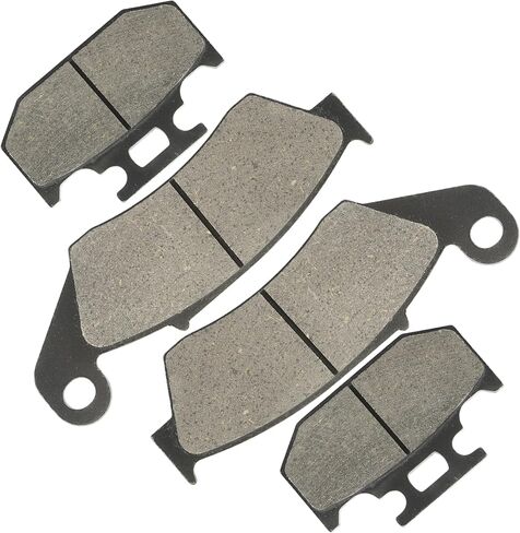 Caltric Front Rear Brake Pads Compatible with Kawasaki Kdx220 Kdx-220 Kdx220R 1997-2005 in Saudi Arabia