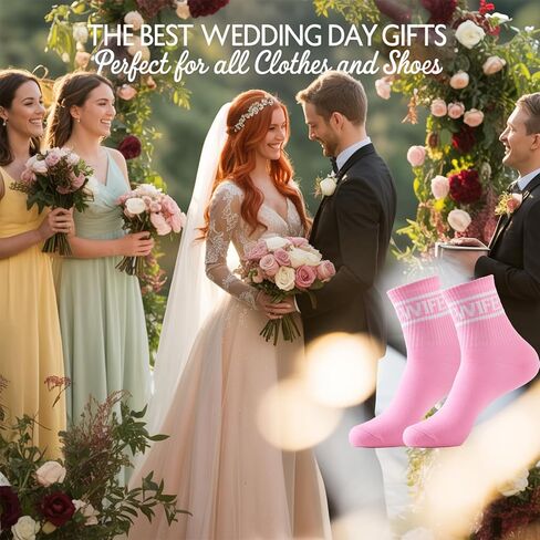 Bridalsocks ، هدايا الزفاف البيضاء ، جوارب زفاف الشباب ، ديكورات الحفلات العازبة العروس in Kuwait