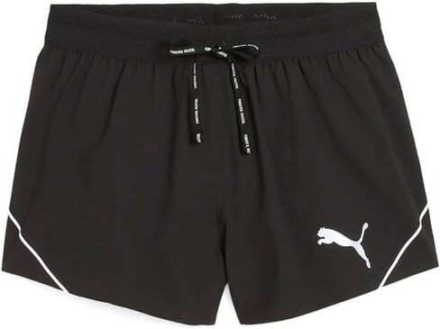 PUMA Womens Raceday Ultraweave 3 بوصة تقسيم القصص القصيرة غير الرسمية خفيفة الوزن - أسود in Saudi Arabia
