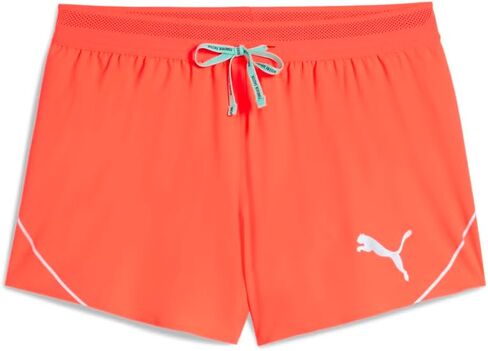 PUMA Womens Raceday Ultraweave 3 Inch Split Shorts Casual Bottoms Casual Lightweight - Black in Kuwait