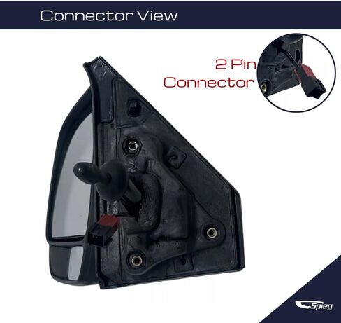 استبدال مرآة سائق سائق سبيغ لعام 2015-2022 RAM Promaster City Manual Adjustment Noned Truck Signal Light Light Black 2 Held Dins in Kuwait