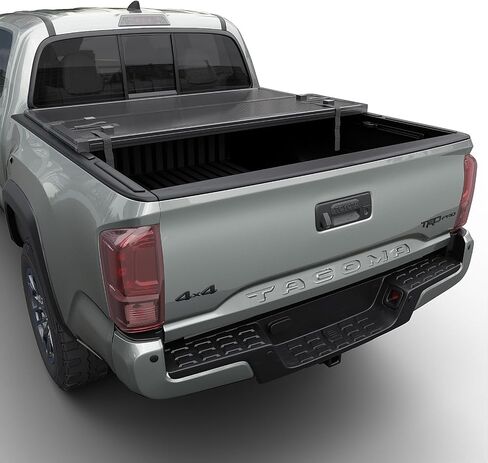 Tutel Hard Shell Folding Truck Bed Tonneau Cove Fits 2005-2015 Toyota Tacoma w/OE Track System 6' 2" Bed (73.5") - TULH020 in Saudi Arabia