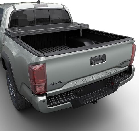 Tutel Hard Shell Folding Truck Bed Tonneau Cove Fits 2005-2015 Toyota Tacoma w/OE Track System 6' 2" Bed (73.5") - TULH020 in Saudi Arabia