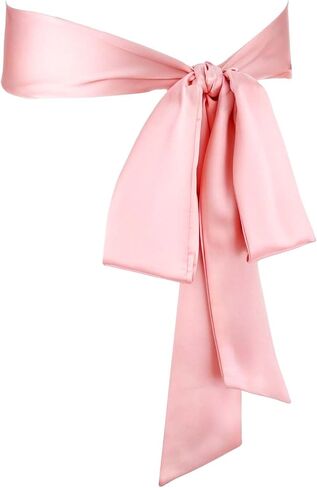 Lusofie Sash Belts for Women 2.95'' Wide Satin Belt for Dress Ribbon Belts for Special Occasions in Kuwait
