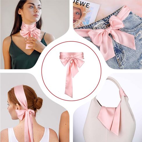 Lusofie Sash Belts for Women 2.95'' Wide Satin Belt for Dress Ribbon Belts for Special Occasions in Kuwait
