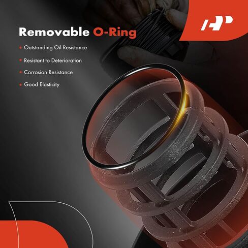 A-Premium Oil Filter Housing Cap Assembly Compatible with Volkswagen Jetta 1996-2002, Passat 1996-1997, Golf 1997-2001, Touareg, EuroVan & Audi Q7, A8 Quattro, S8 & Porsche Cayenne, # 021115433E in Saudi Arabia