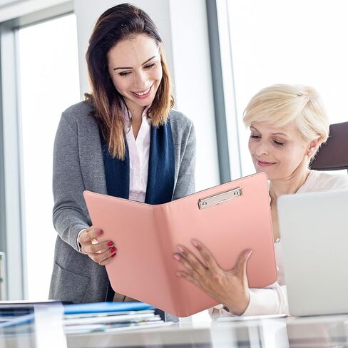 BADFOLIO PORTFOLIO منظم الموثق مع محفظة جلدية سحاب مع 3 رنين رنين Binder Business Binder مع 5 صفحات مقسمات للمجلدات للجهاز اللوحي والسيرة الذاتية والوثائق وبطاقات العمل (اللون الأزرق الرمادي) in Saudi Arabia