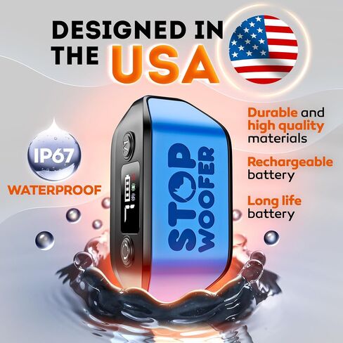 No Shock Bark Colalr for Dogs - Smart Chip Adjusts to Stop Barking in 1 Minute - Highly Effective Vibration and Sound Stops Barks Fast with No Pain - Safe, Anti-Bark Device Orange in Saudi Arabia