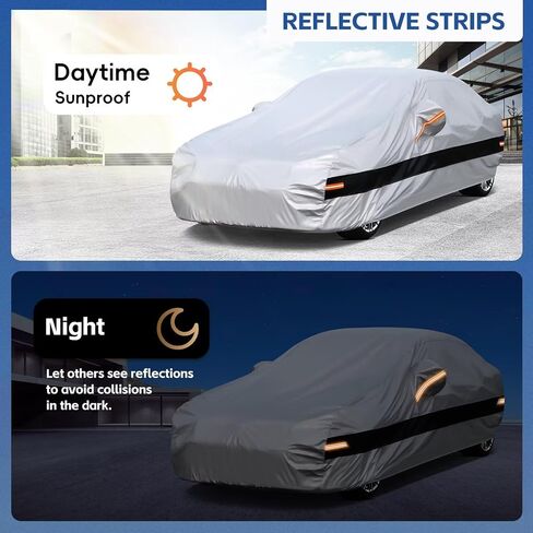 Sedan Car Cover Custom Fit Oldsmobile Aurora 2001-2004, Car Cover Waterproof All Weather for Automobiles, Sun Rain Dust UV Protection. (Ships from US Warehouse, Arrive Within 3-7 Days) in Kuwait