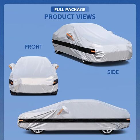 Sedan Car Cover Custom Fit Oldsmobile Aurora 2001-2004, Car Cover Waterproof All Weather for Automobiles, Sun Rain Dust UV Protection. (Ships from US Warehouse, Arrive Within 3-7 Days) in Kuwait