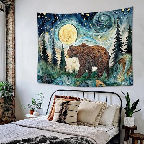Sunflower Tapestry Galaxy Space Floral Aesthetic Tapestries Starry Sky Nature Hanging Wall Art Decor Home Decoration for Bedroom Living Room Dorm 50"x60" in Saudi Arabia