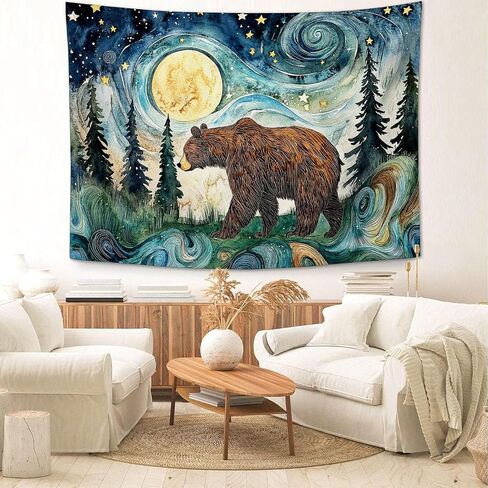 Sunflower Tapestry Galaxy Space Floral Aesthetic Tapestries Starry Sky Nature Hanging Wall Art Decor Home Decoration for Bedroom Living Room Dorm 50"x60" in Saudi Arabia