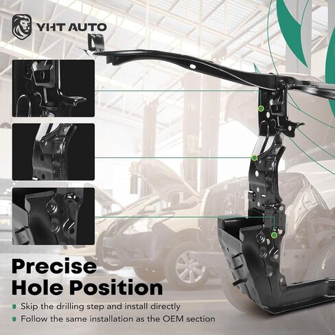 YHTAUTO Radiator Support Bracket Frame Compatible with 2015 2016 2017 Toyota Camry, Radiator Core Support Assembly in Saudi Arabia
