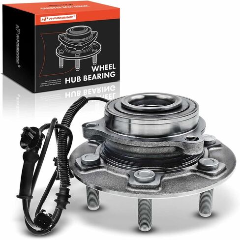 A-Premium Front Wheel Bearing and Hub Assembly with ABS & 6-Lug Compatible with Ram 1500 2019-2023, 4WD and with 22 inches Wheel in Saudi Arabia
