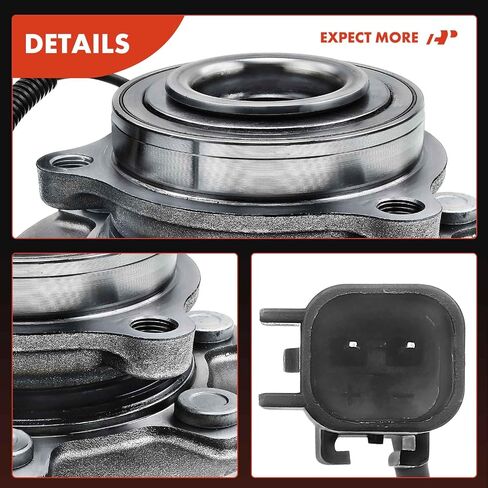 A-Premium Front Wheel Bearing and Hub Assembly with ABS & 6-Lug Compatible with Ram 1500 2019-2023, 4WD and with 22 inches Wheel in Saudi Arabia