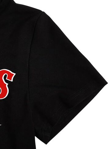 Women's Y2k Cherry Letter Print T Shirts Short Sleeve Crew Neck Summer Tops Streetwear in Kuwait