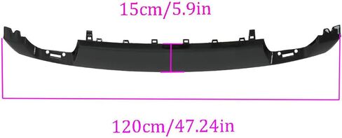 Front Bumper Skid Plate Lower Matte Black Replacement for F150 2021-2023 ML34-17F771-ACW in Saudi Arabia