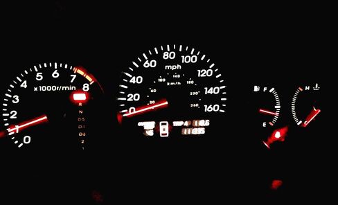 WLJH Super Bright Ice Blue Instrument Cluster لوحة مقياس لمصابيح الإضاءة الخلفية الكاملة مجموعات مصابيح LED لعام 1999-2003 Acura TL ، حزمة 32 in Kuwait
