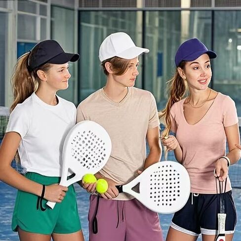 6 Pack Unisex Adjustable Baseball Caps, Mixed Solid Colors, Plain Blank Design for Men & Women in Saudi Arabia