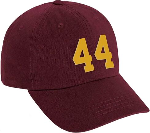 Daxton Custom Gold Team Number Low Profile Adjustable Baseball Dad Hat Cap in Kuwait