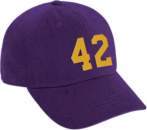 Daxton Custom Gold Team Number Low Profile Adjustable Baseball Dad Hat Cap in Kuwait
