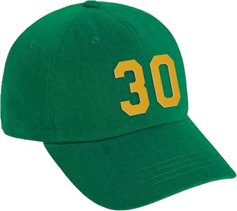 Daxton Custom Gold Team Number Low Profile Adjustable Baseball Dad Hat Cap in Kuwait