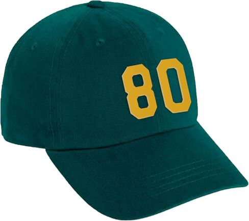 Daxton Custom Gold Team Number Low Profile Adjustable Baseball Dad Hat Cap in Kuwait