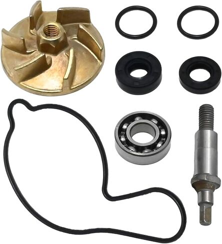 Water Pump Seal Impeller 5TG-12439-00-00 Shaft Bearing Repair Kit Replacement for Yamaha YFZ450 2004 2005 2006 2007 2008 2009 2012 2013 Carburettor Repair Kits in Saudi Arabia