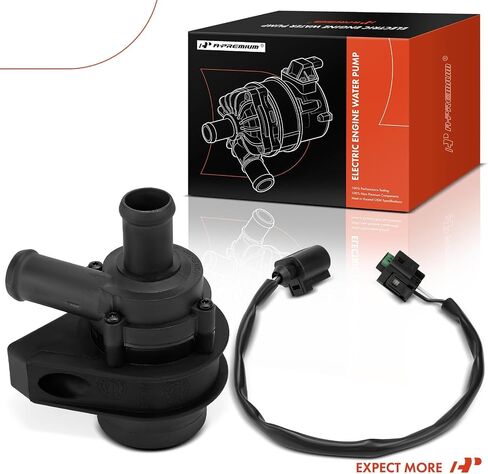 مضخة مياه المحرك الكهربائية A-premium [تناسب DOHC ، 4ycl. 2.0L] متوافق مع Volkswagen & Audi Car - A3 Quattro ، TT Quattro ، Passat CC ، Tiguan 09-16 ، Jetta ، GTI ، CC ، EOS ، Beetle ، مع سلك (دبابيس) in Saudi Arabia