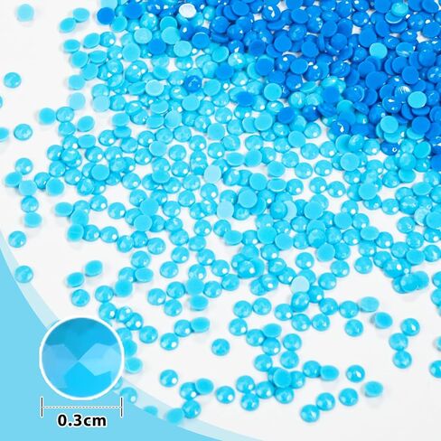 447 Colors Diamond Art Painting حبات ، إكسسوارات الرسم الماسي 5D ، 223500 PCS تدريبات لوحة الماس الماس مسطحة في أحجار الراين السفلية للخرز الفني الفني in Kuwait