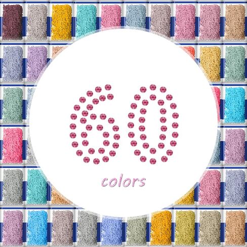 447 Colors Diamond Art Painting حبات ، إكسسوارات الرسم الماسي 5D ، 223500 PCS تدريبات لوحة الماس الماس مسطحة في أحجار الراين السفلية للخرز الفني الفني in Kuwait