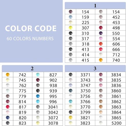 447 Colors Diamond Art Painting حبات ، إكسسوارات الرسم الماسي 5D ، 223500 PCS تدريبات لوحة الماس الماس مسطحة في أحجار الراين السفلية للخرز الفني الفني in Kuwait