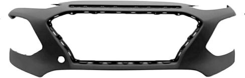FitParts Compatible With Front Upper Bumper Cover 2018 2019 2020 Hyundai Kona SE SEL Limited Essential Ultimate Sport 18 19 20. New, Primed and Ready for Paint. With Fog Light Holes. in Saudi Arabia