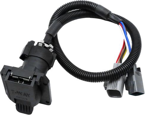 56443 من جانب السيارة مخصصة RV Blade 7-Pin Trailer Harness ، وتسخير الأسلاك مقطورة من 7 أسنان ، بديل لـ F Series 250 F Series 350 F Series 450 F Series 550 و F Series 650 Super Duty in Saudi Arabia
