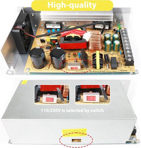 24V 10A Switching Power Supply, AC/DC Voltage Regulator, AC 110V/220V to DC 24V 10A 240W Power Adapter Converter for LED Strip, LED Display, 3D Printer in Saudi Arabia