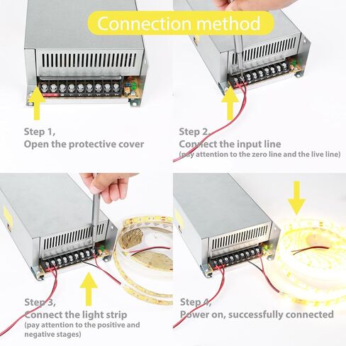 24V 10A Switching Power Supply, AC/DC Voltage Regulator, AC 110V/220V to DC 24V 10A 240W Power Adapter Converter for LED Strip, LED Display, 3D Printer in Saudi Arabia