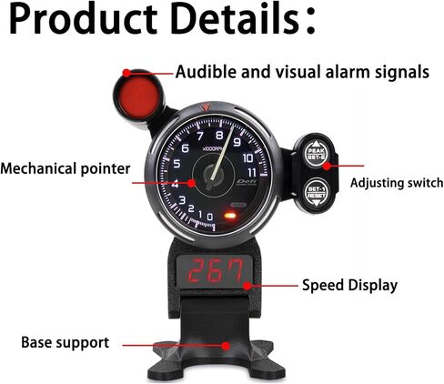 Obokidlyamor G2 Gear Speed Display PC Simulation Racing Game Dashboard For ThrustmasterT300/T300RS For Logitech G29 G923 G920 G27 SIMAGIC FANATEC MOZA R5 PXN V10 in Saudi Arabia