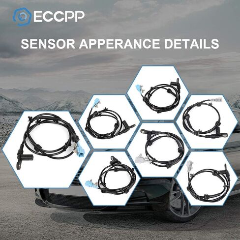 ECCPP Left Rear ABS Wheel Speed Sensor ABS Sensor fit for 2004-2009 for Nissan Quest Set of 2 in Saudi Arabia