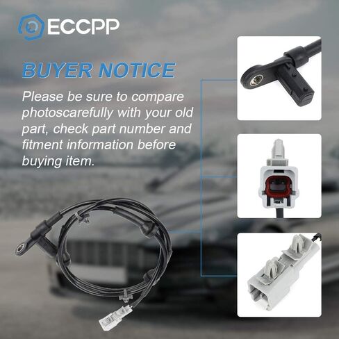 ECCPP Left Rear ABS Wheel Speed Sensor ABS Sensor fit for 2004-2009 for Nissan Quest Set of 2 in Saudi Arabia