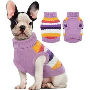 Kuoser Dog Sweater, Thermal Dog Sweaters for Medium Dogs Girl Boy, Red M in Kuwait