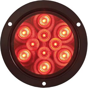 Optronics STL42RBP Red 4 "Round Seeded LED مع شفة التركيب in Kuwait