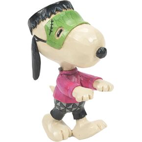 Enesco Peanuts by Jim Shore Halloween Collection Snoopy in Monster Costume Miniature Figurine- Stone Resin Hand Crafted Painted Collectible Peanuts Snoopy Mini Figurines Home Decor Statue, 3.35 Inch in Saudi Arabia