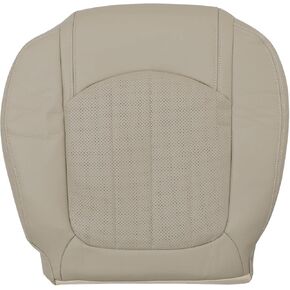 SecosAutoparts #392 Light Tan Perforated Passenger Side Bottom Microfiber Leather Replacement Seat Cover Compatible with Buick Enclave1XL 2XL CX CXLPremier 2WD 4X4 AWD 2008 2009 2010 2011 2012 in Saudi Arabia