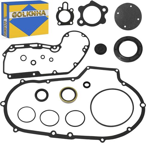 Clutch Primary Cover Gasket Kit Compatible with Sportster 1200 XLH1200 XL1200 1989-2003 OEM# 34955-89 25263-90FM in Saudi Arabia