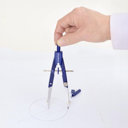 Staedtler Metal Geometrical Compass, Lead Box and Storage Case with Measurements in Saudi Arabia