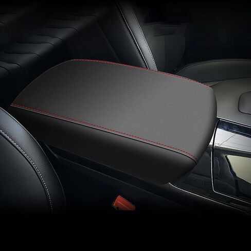 غطاء مسند الذراعين لفورد إيدج 2015-2022 Center Console Pad Covers Cover Cover Cover Resportance Pad Screators Decortory Decortory Drectory (Red Line) in Saudi Arabia